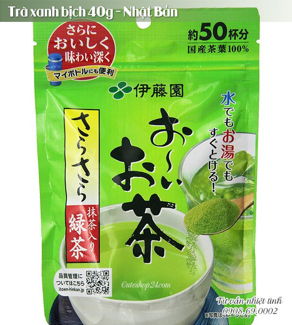 Trà xanh bịch 40g - Nhật Bản