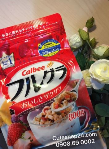 Ngũ cốc Calbee 800g - Nhật Bản