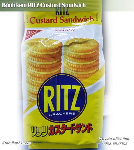 Bánh kem RITZ Custard Sandwich