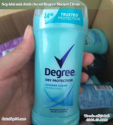 Sáp khử mùi dành cho nữ Degree Shower Clean