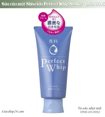 Sửa rửa mặt Shiseido Perfect Whip Senka - mẫu 2016
