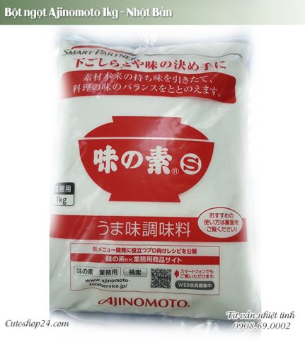 Bột ngọt Ajinomoto 1kg - Nhật Bản