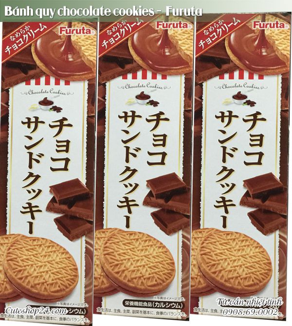 Bánh quy chocola cookies -  Furuta